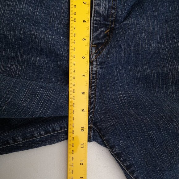 Levi's 512 Ladies Perfectly Slimming Size 10 Medium Bootcut Blue Jeans - Picture 12 of 14